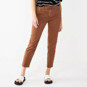 *NWT* Sonoma Goods for Life High-Waisted Boyfriend Jeans size 16